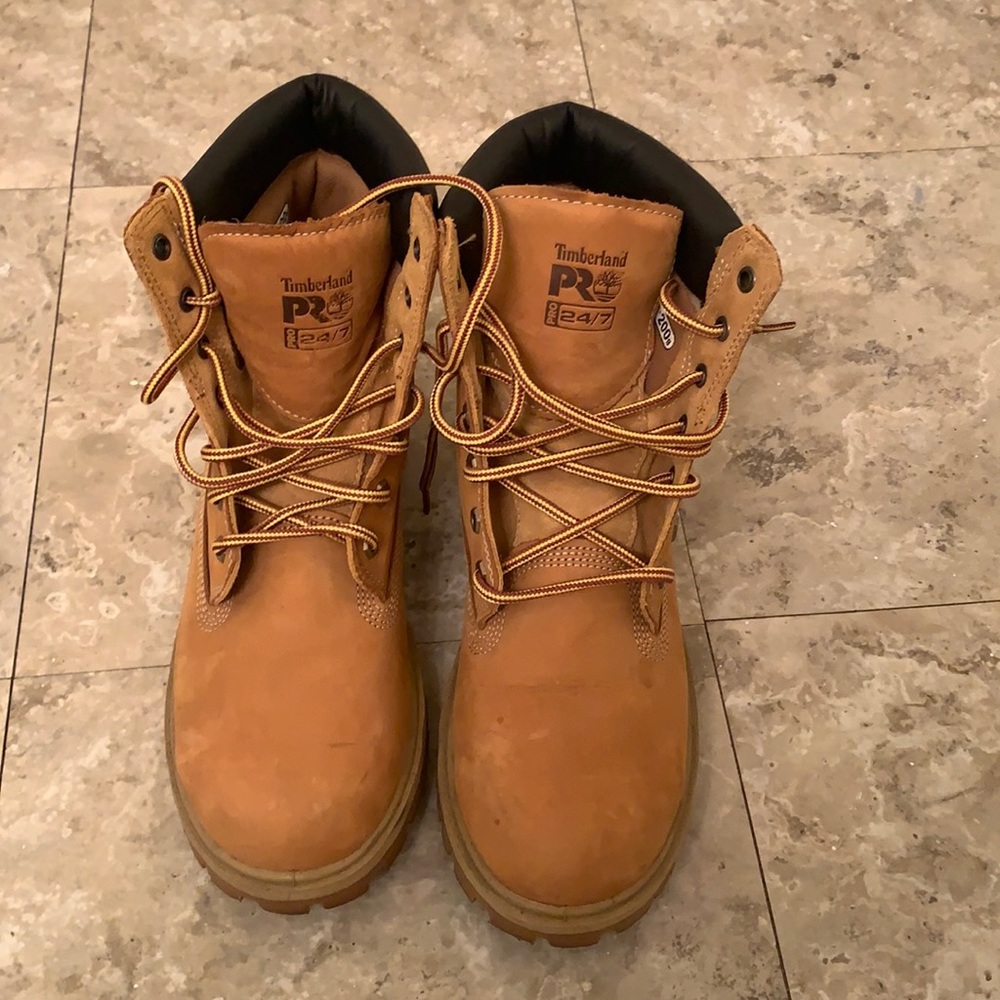 WOMEN'S Sz10 6" STEEL TOE WATERPROOF WORK BOOT